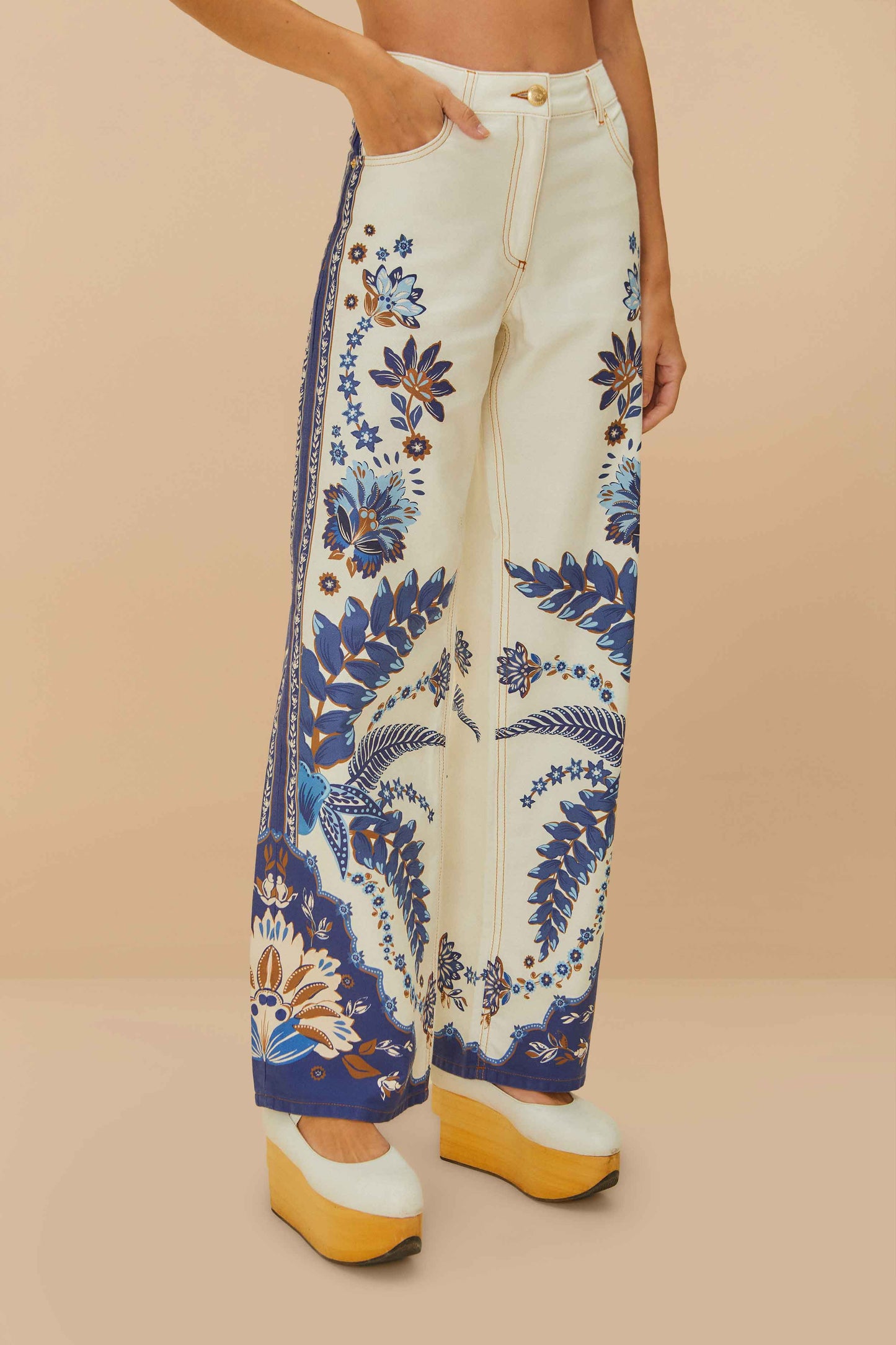 Off-White Encanto Tropical Pants