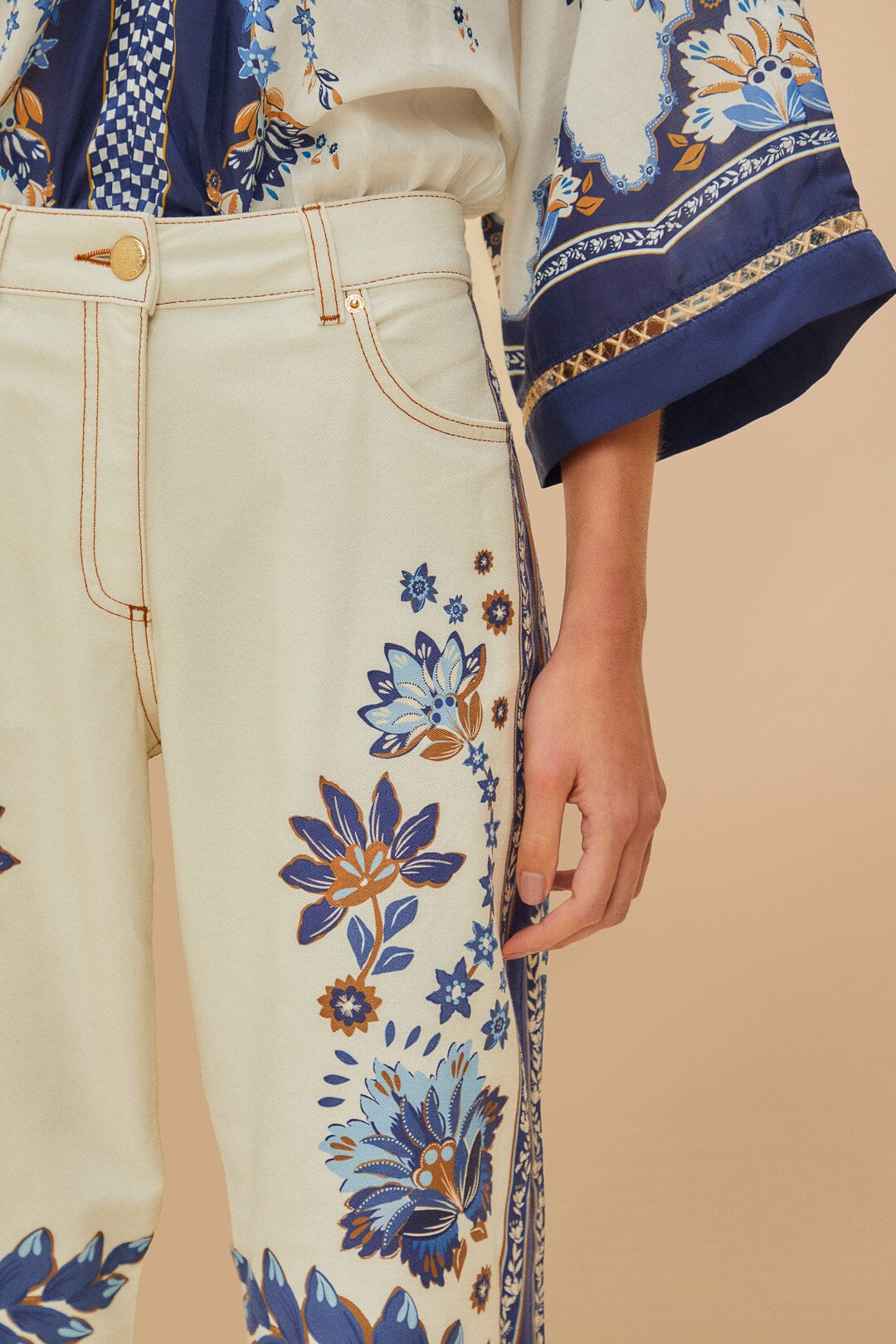  Off-White Encanto Tropical Pants