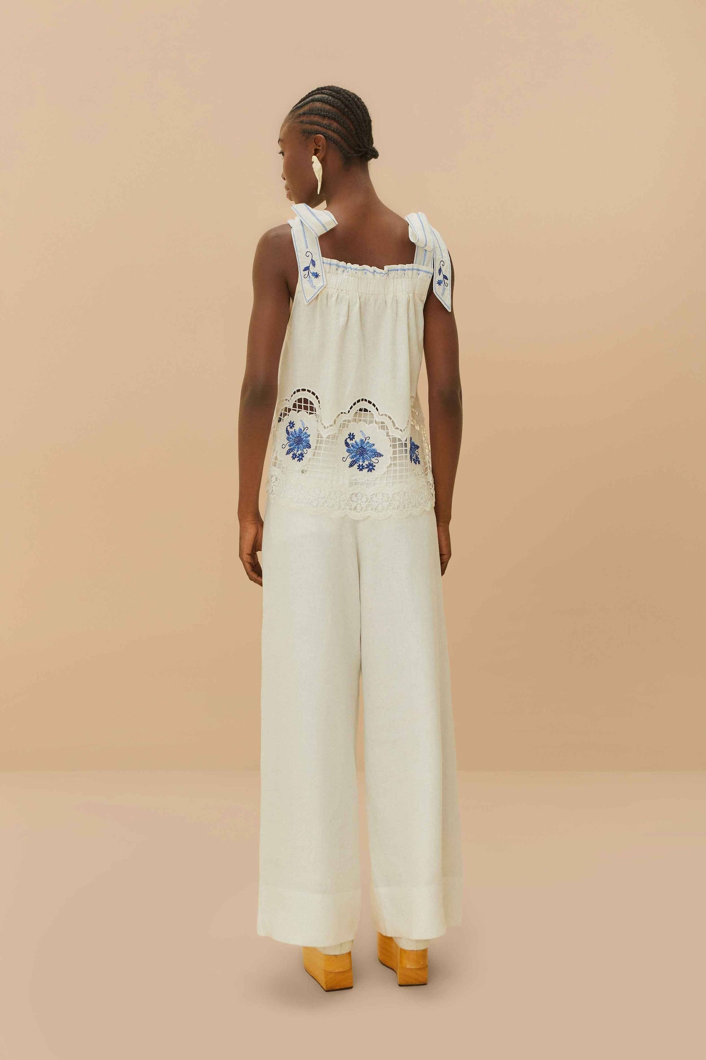 Off-White Euroflax™ Premium Linen High Waisted Pants