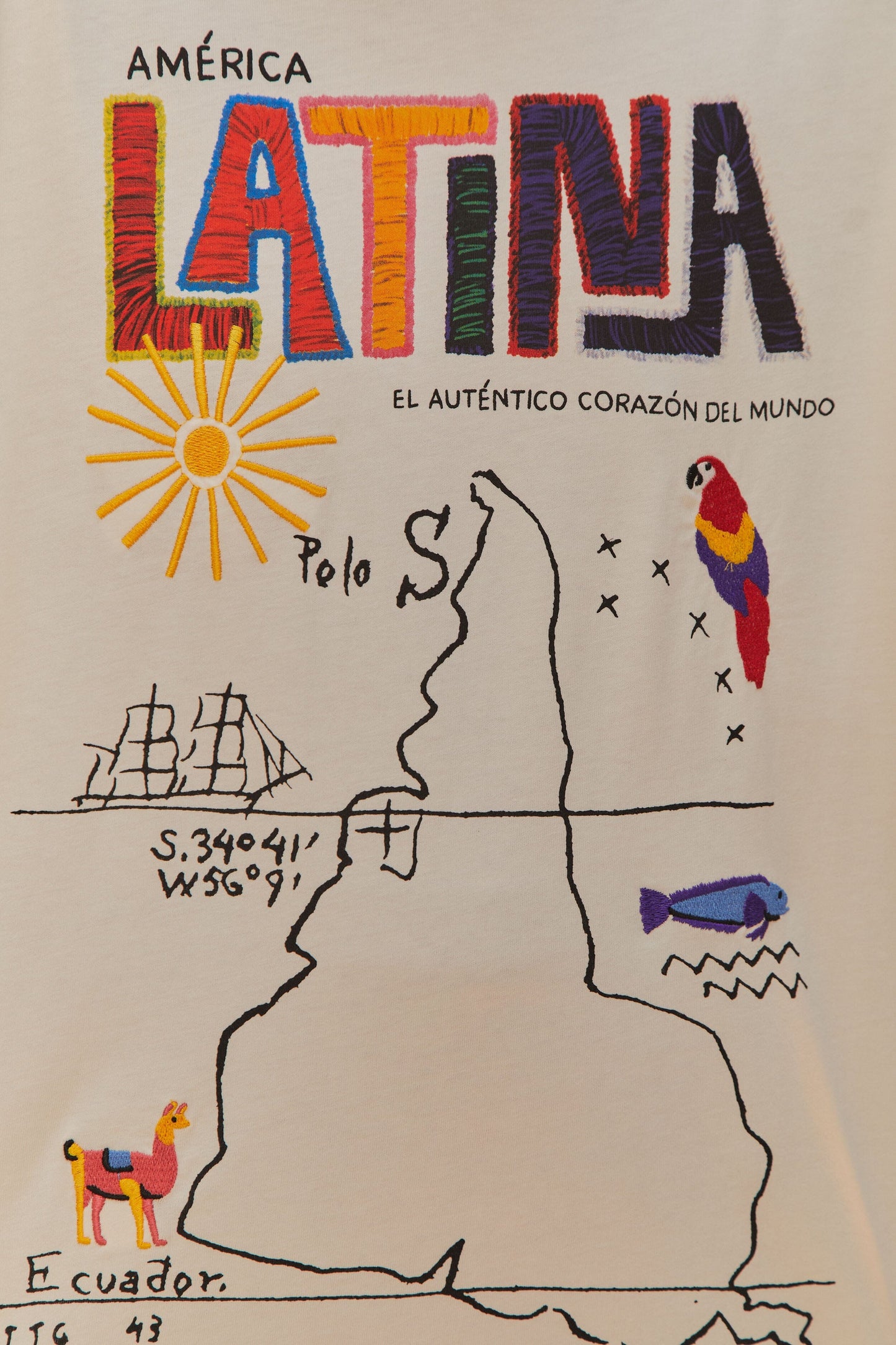  Off-White America Latina Relaxed T-Shirt