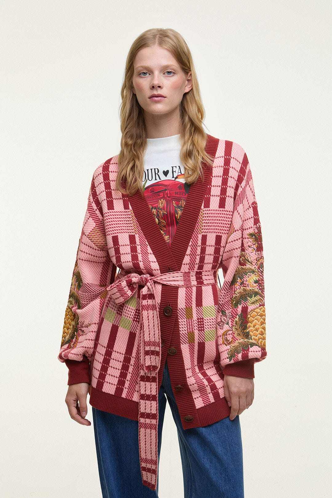  Luisa Embroidered Cardigan