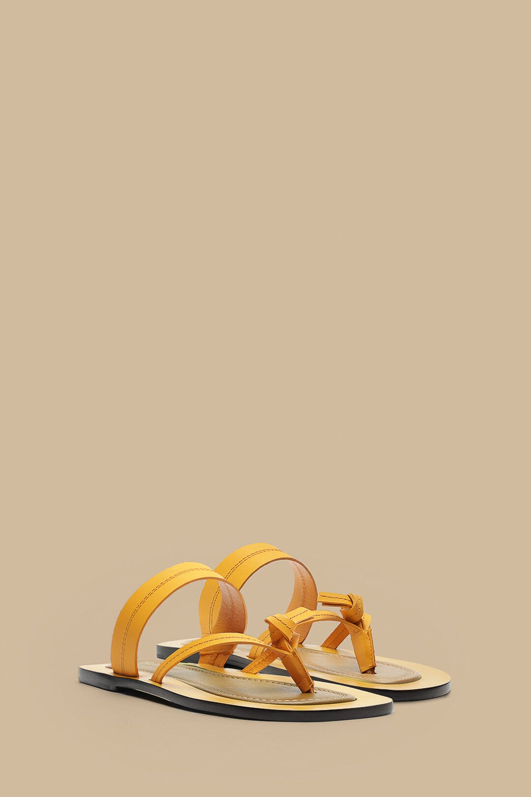  Turmeric Tie Flat Sandal