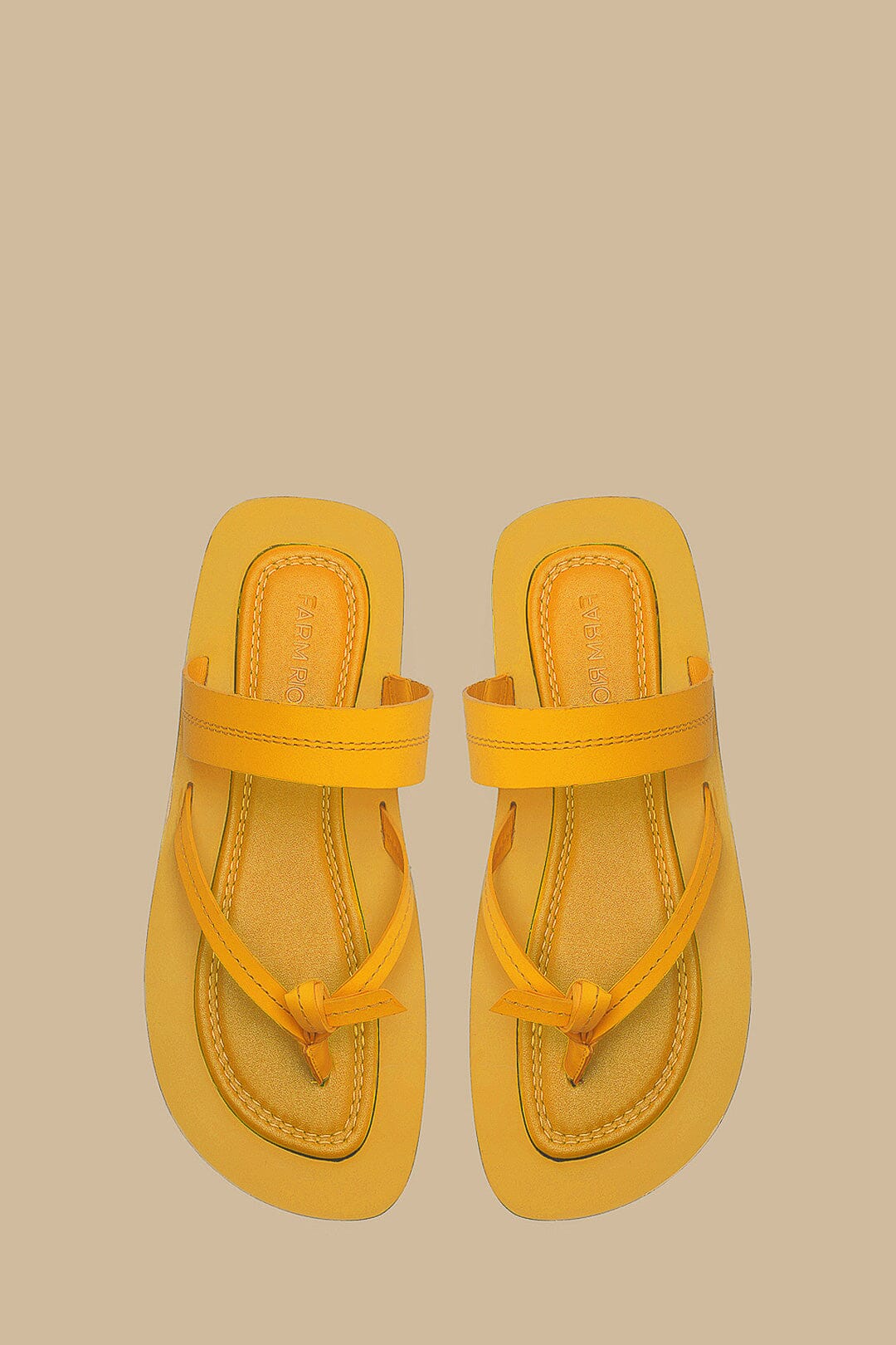  Turmeric Tie Flat Sandal