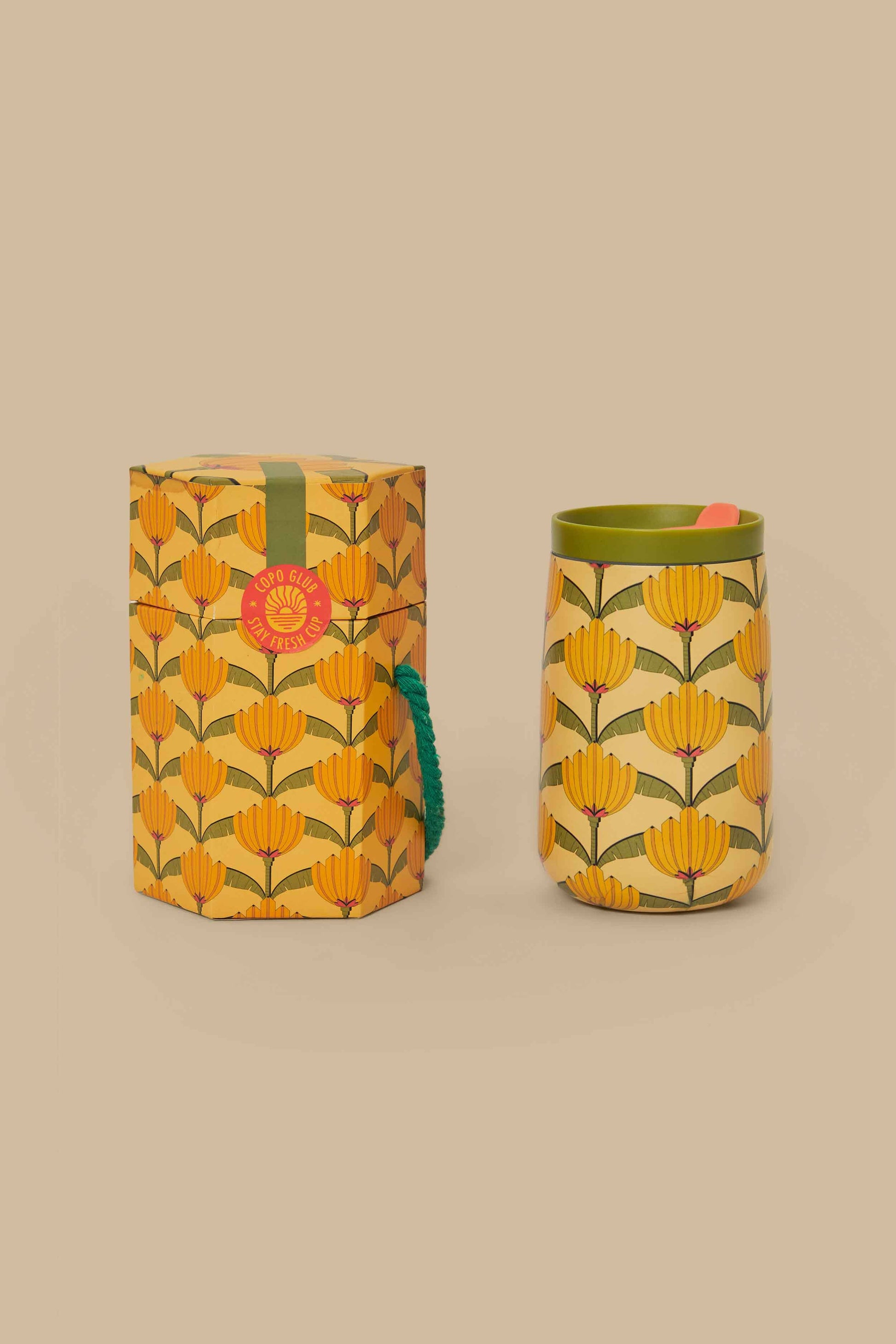  Banana Deco Stay Fresh Insulated Cup