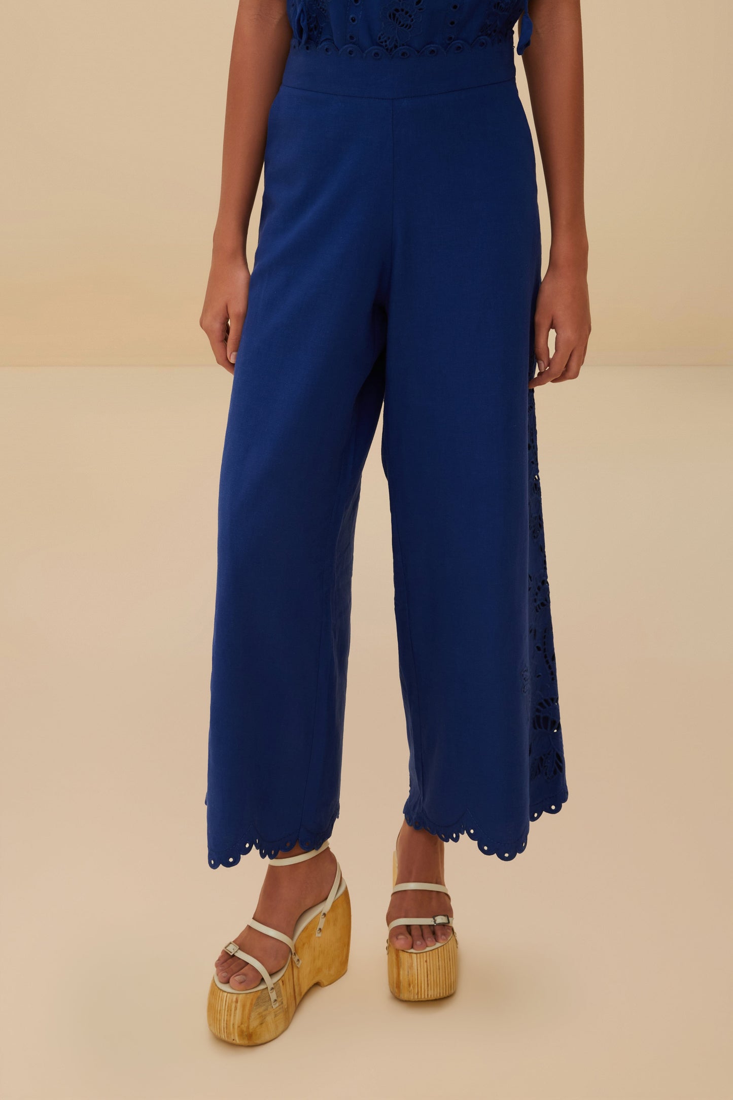  Blue Richelieu LENZING™ ECOVERO™ Euroflax™ Pants