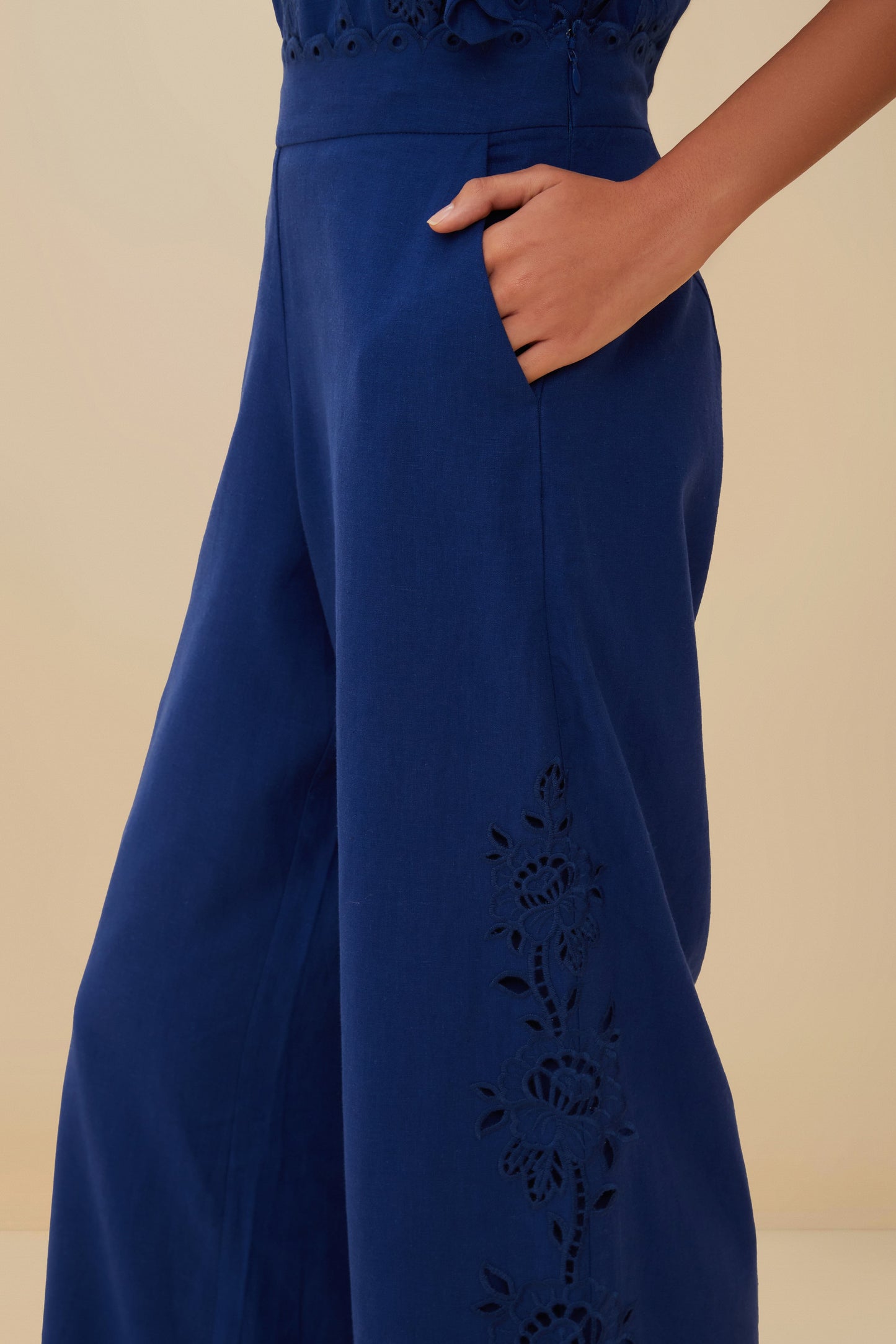  Blue Richelieu LENZING™ ECOVERO™ Euroflax™ Pants