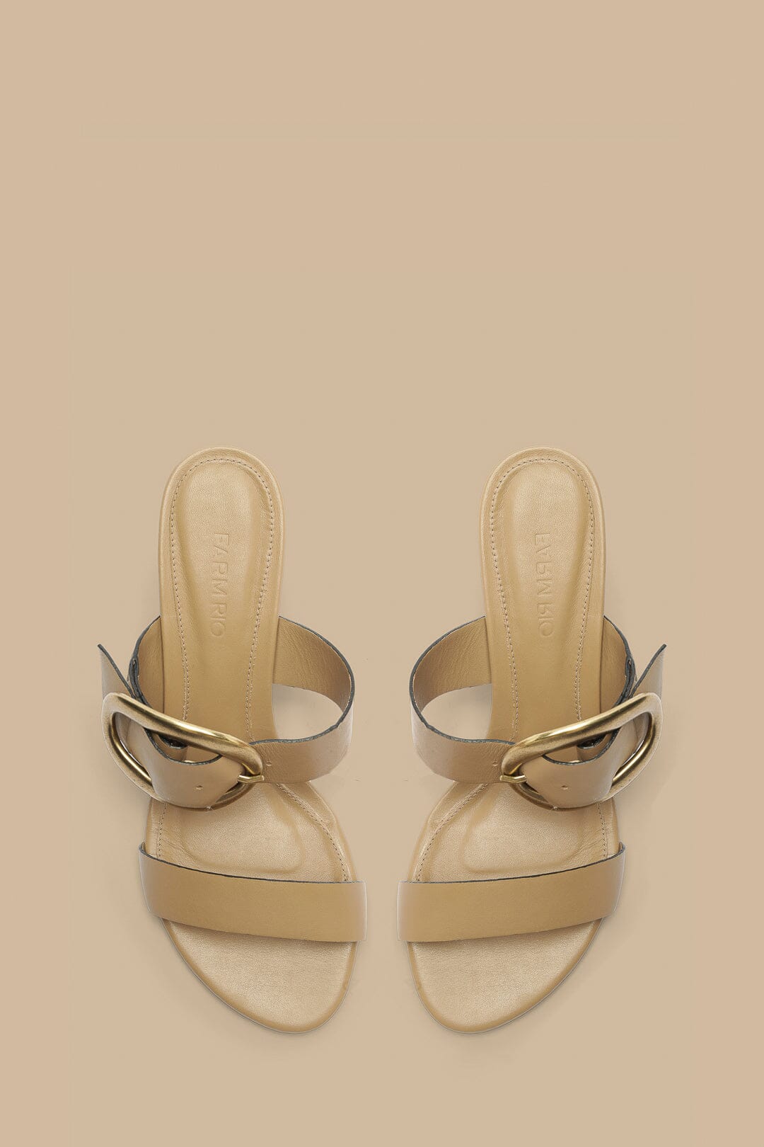  Mocha Buckle Wedge Sandal