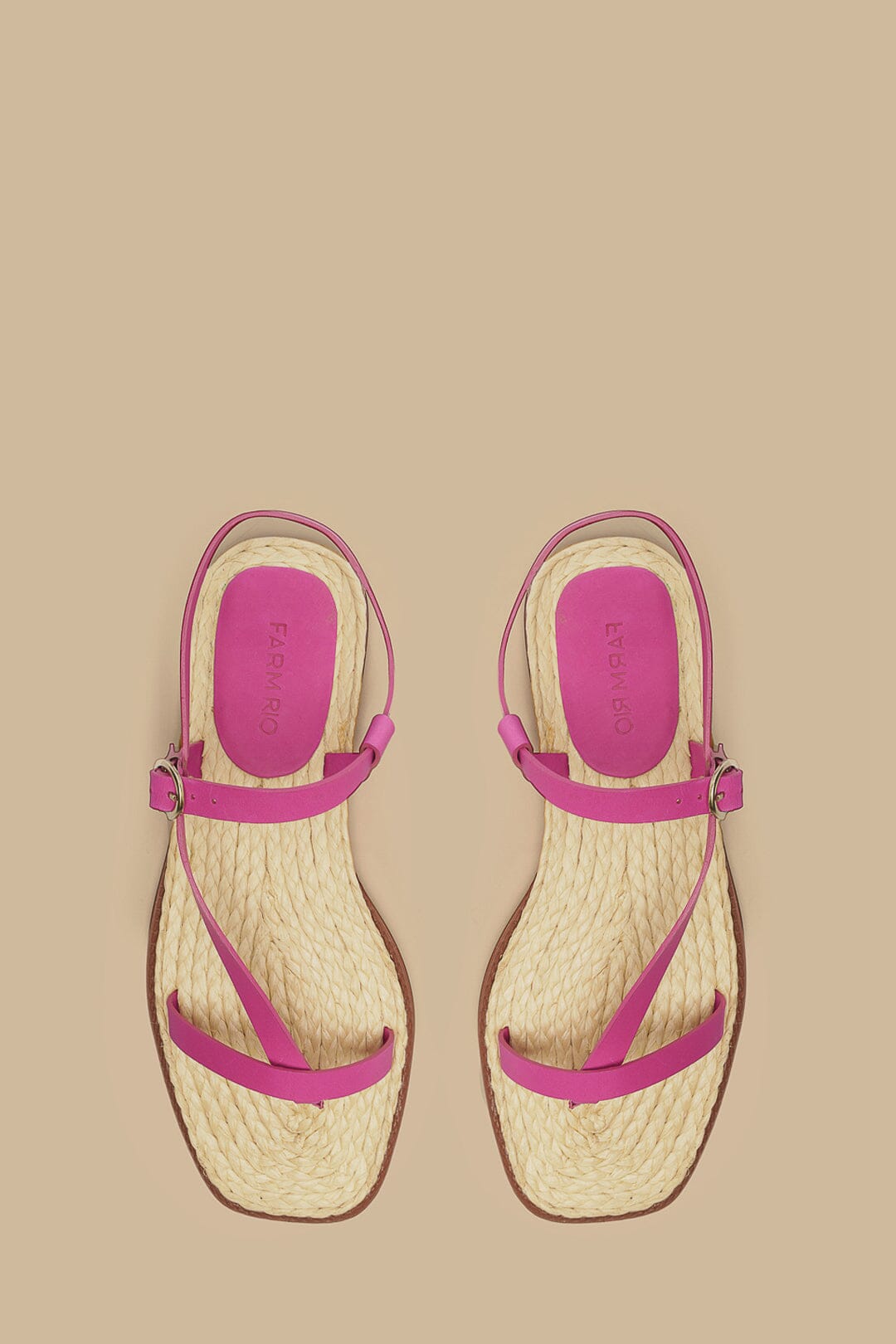 Pink Cross Strap Sandal