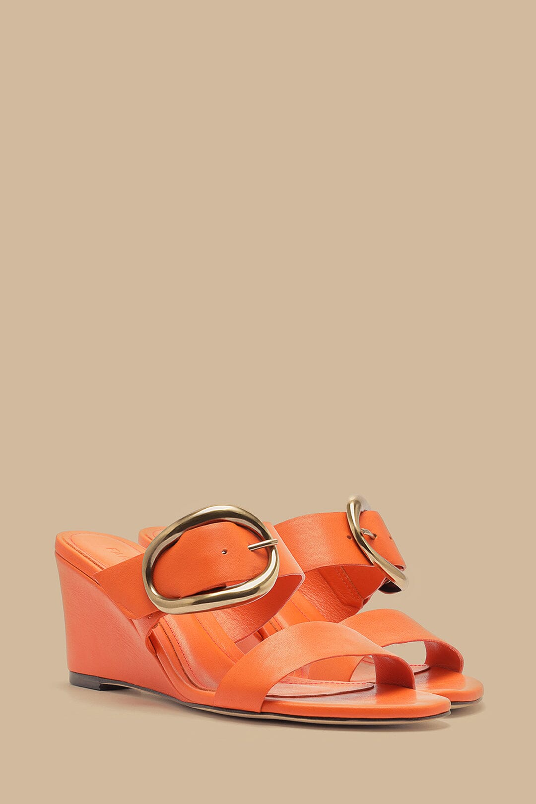 Farm Rio Citrus Buckle Wedge Sandal