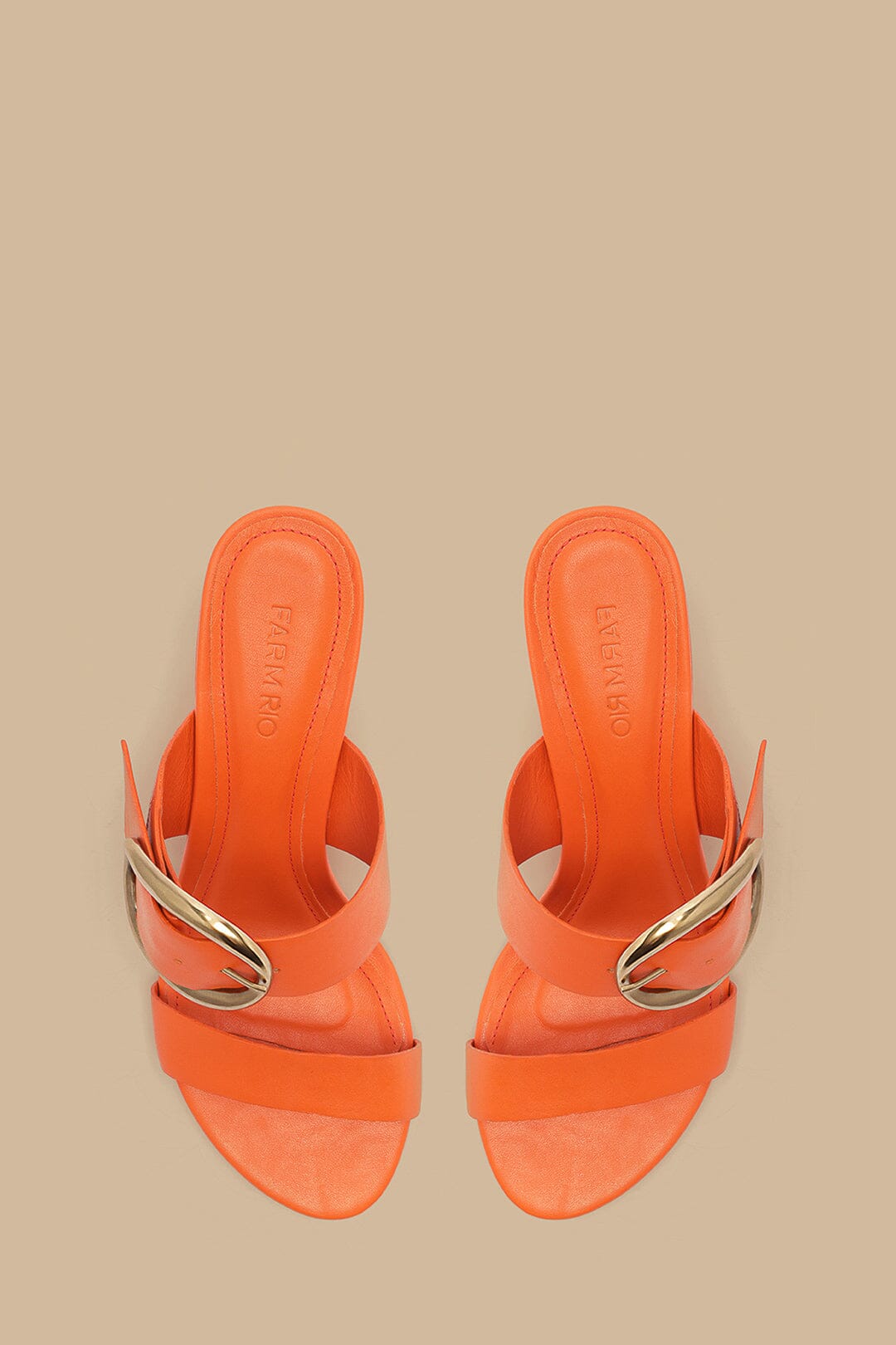 Farm Rio Citrus Buckle Wedge Sandal