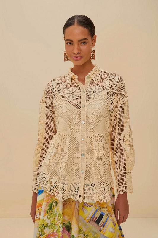  Sand Landscape Guipure Shirt