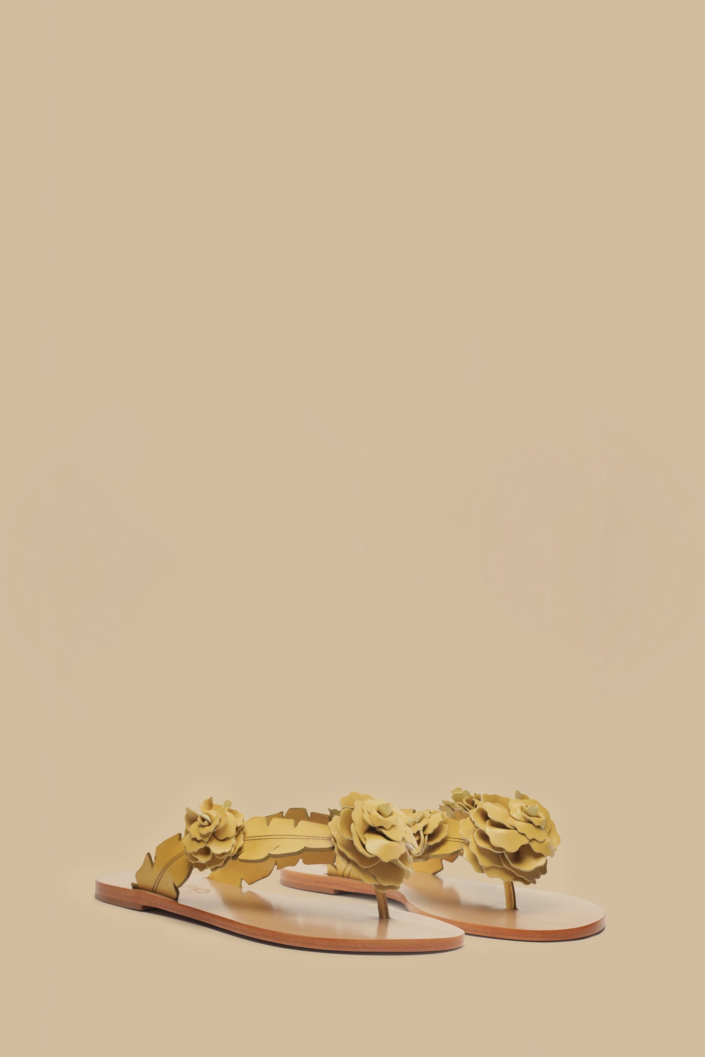  Buttermilk Blooming Flat Sandal