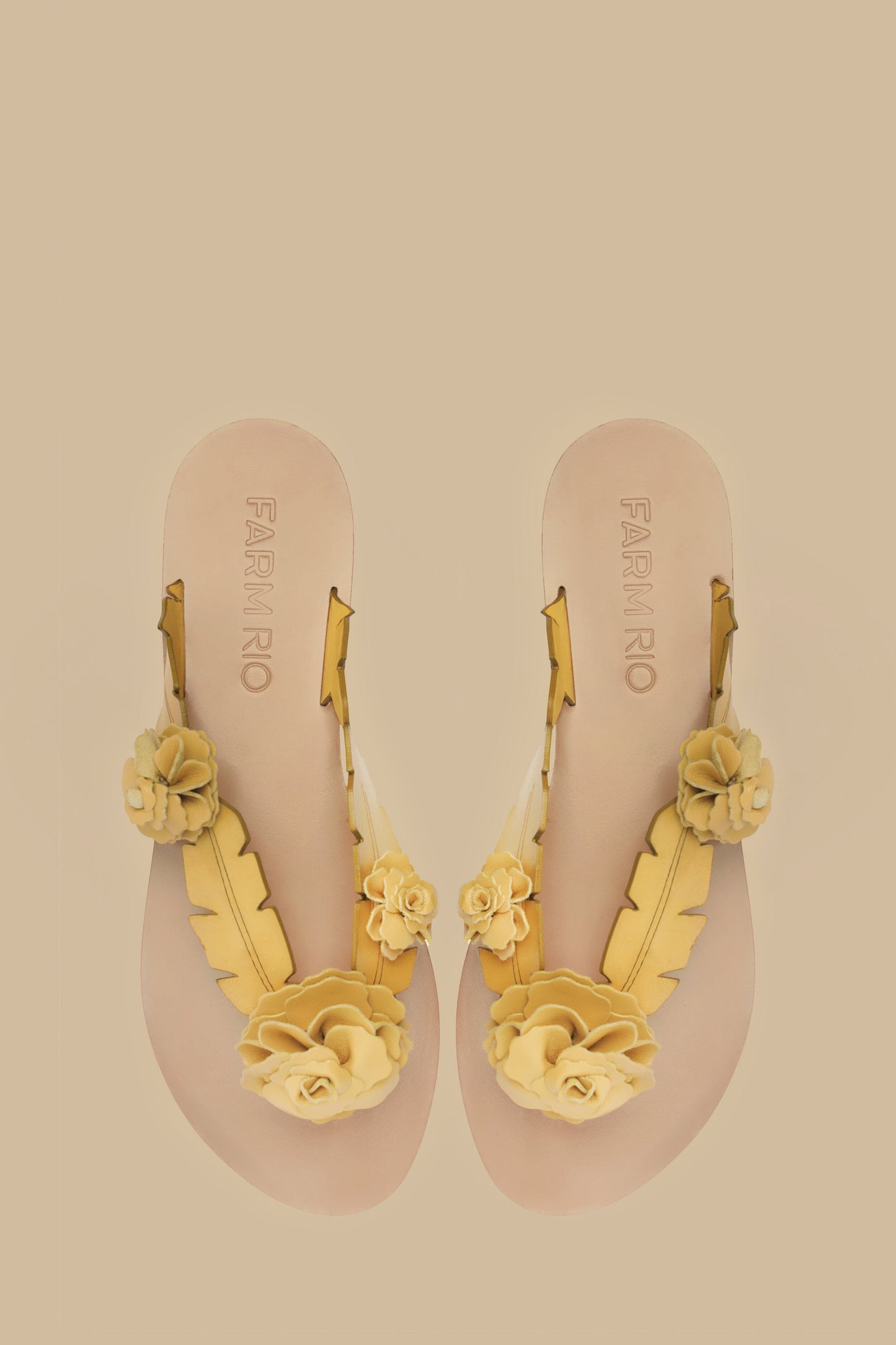  Buttermilk Blooming Flat Sandal