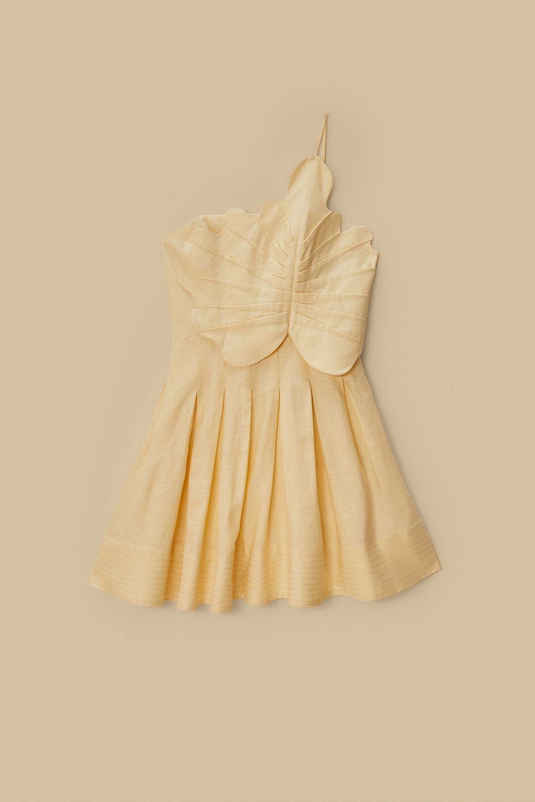  Off-White Lea LENZING™ ECOVERO™ Euroflax™ Mini Dress