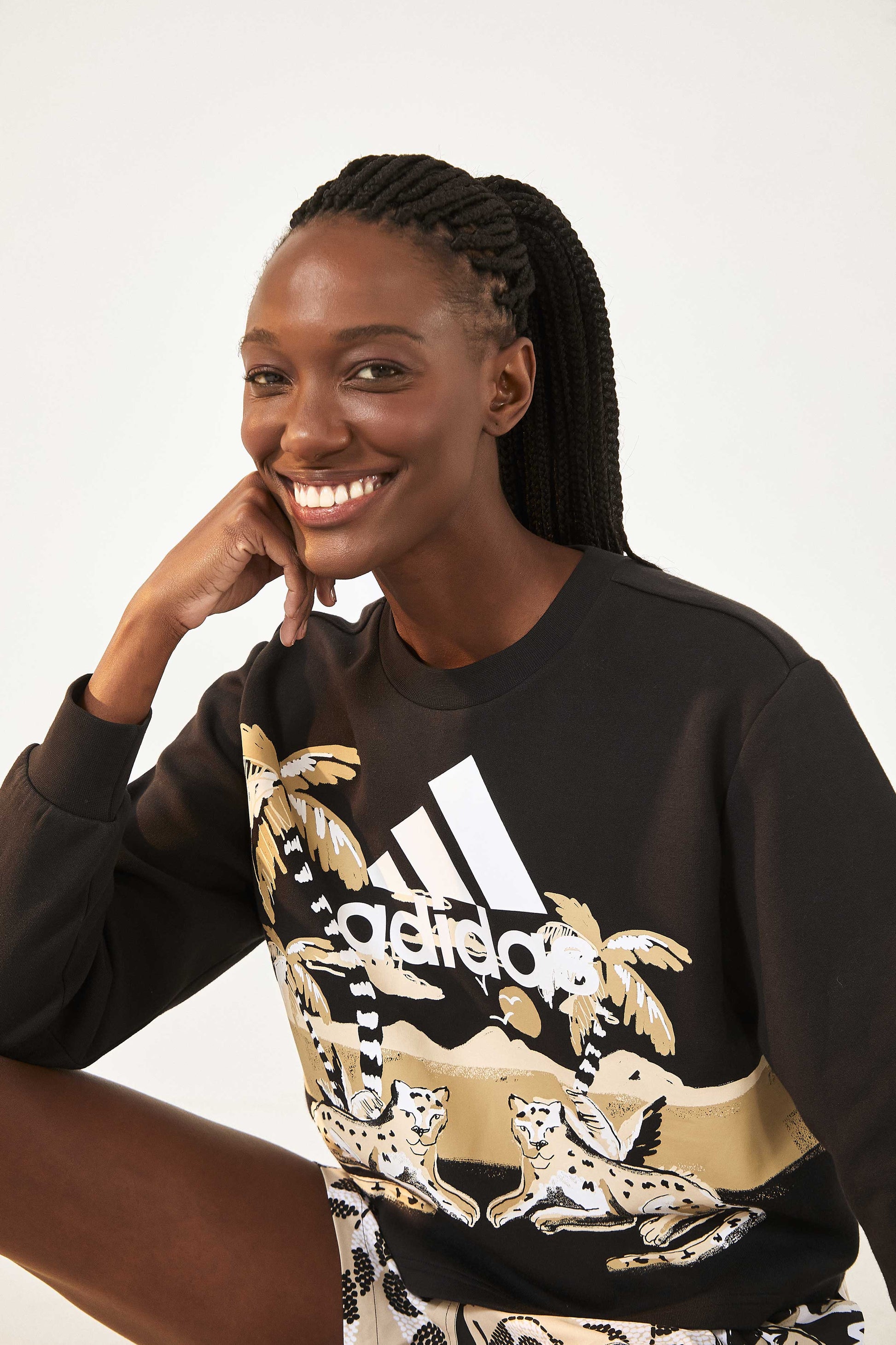  ADIDAS FARM TOTALLY NEW RIO SWEATER BLACK