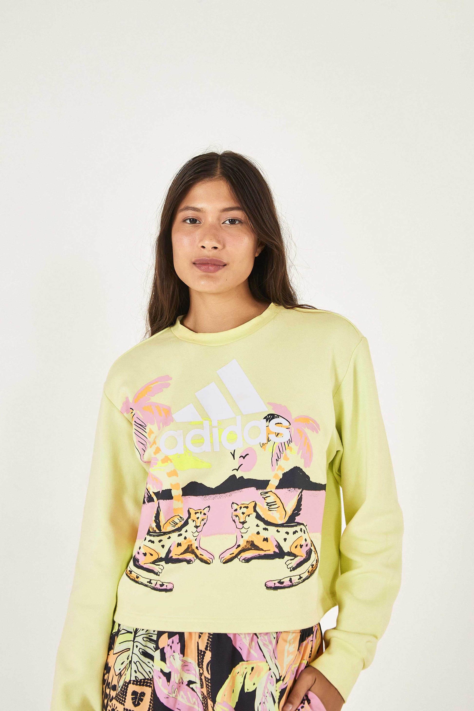  ADIDAS FARM TOTALLY NEW RIO SWEATER PINK