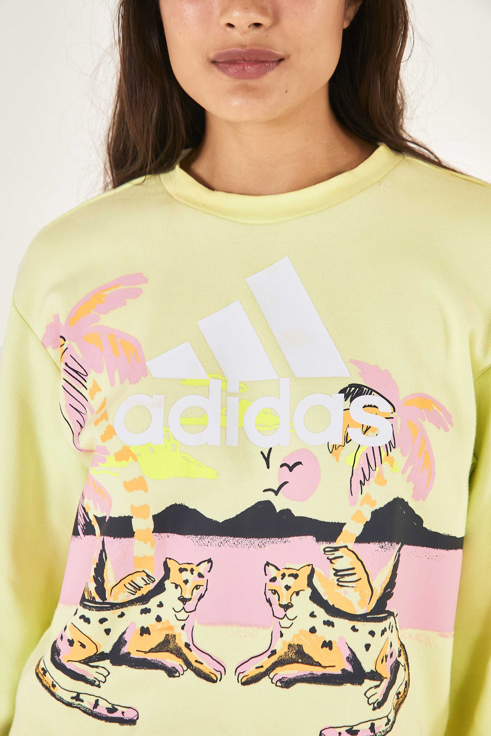  ADIDAS FARM TOTALLY NEW RIO SWEATER PINK