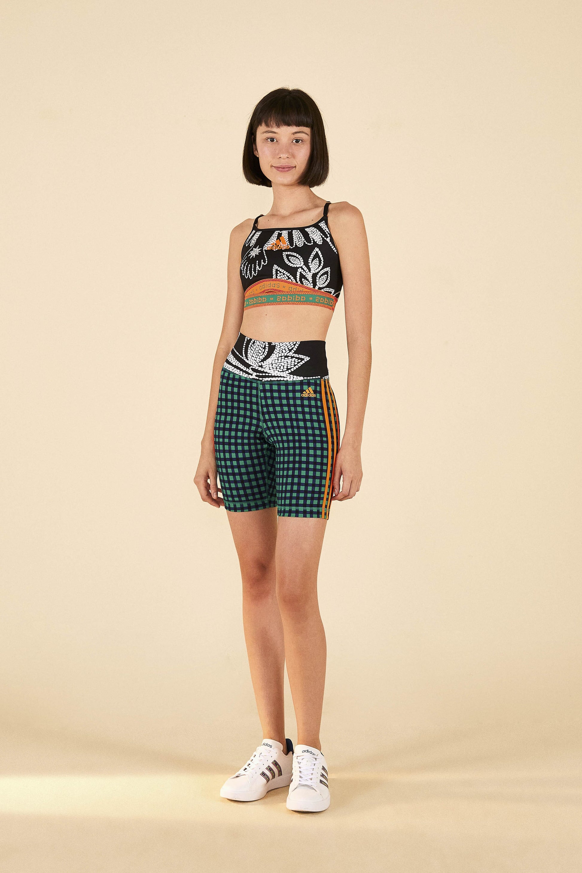 Farm Rio ADIDAS FARM LS Bra Black