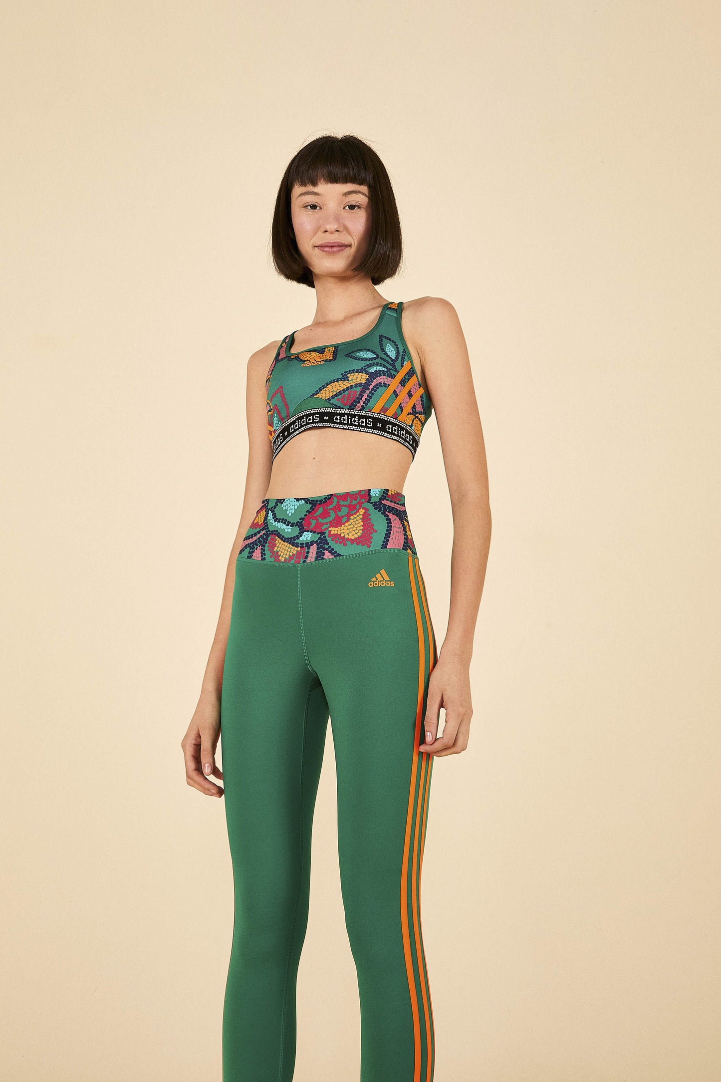 Farm Rio ADIDAS FARM TR Tights Green