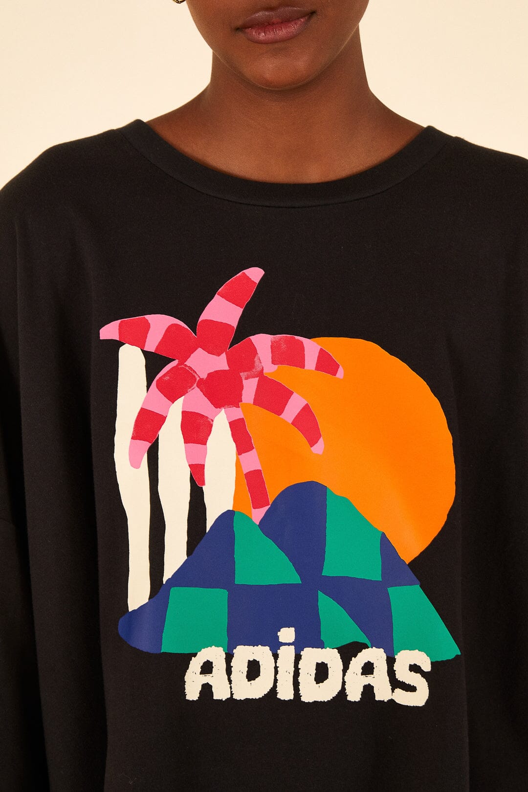 Farm Rio Adidas Farm Gfx Tee Black