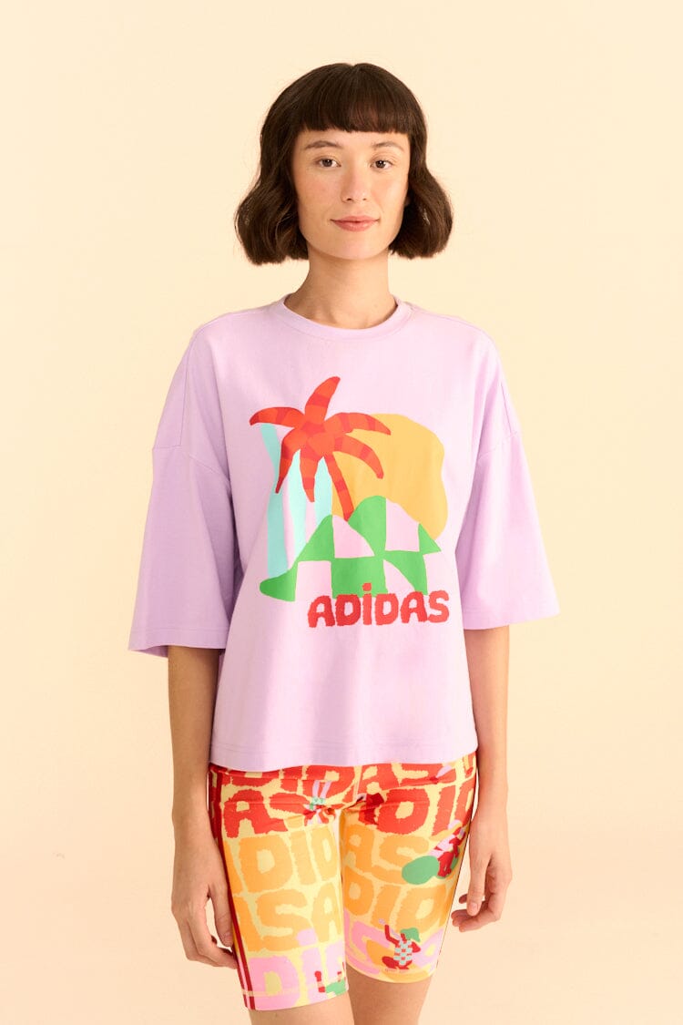 Farm Rio Adidas Farm Gfx Tee Purple