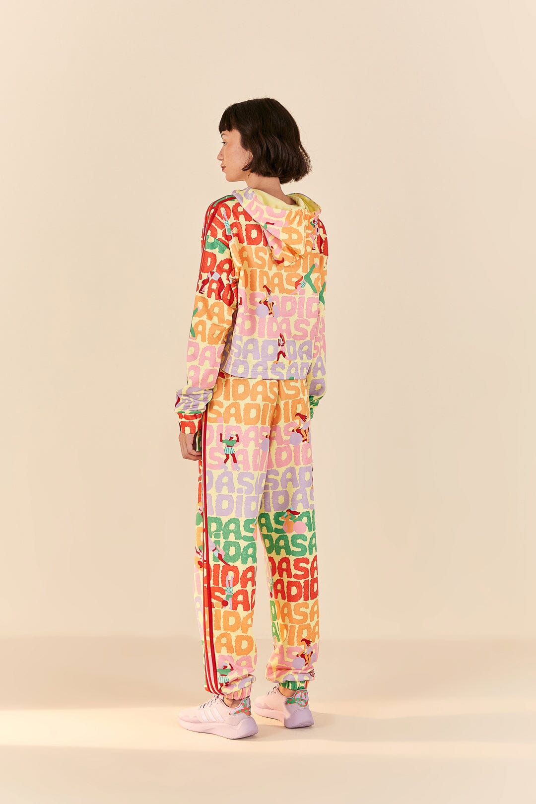 Farm Rio Adidas Farm Trackpants Pearl Citrine