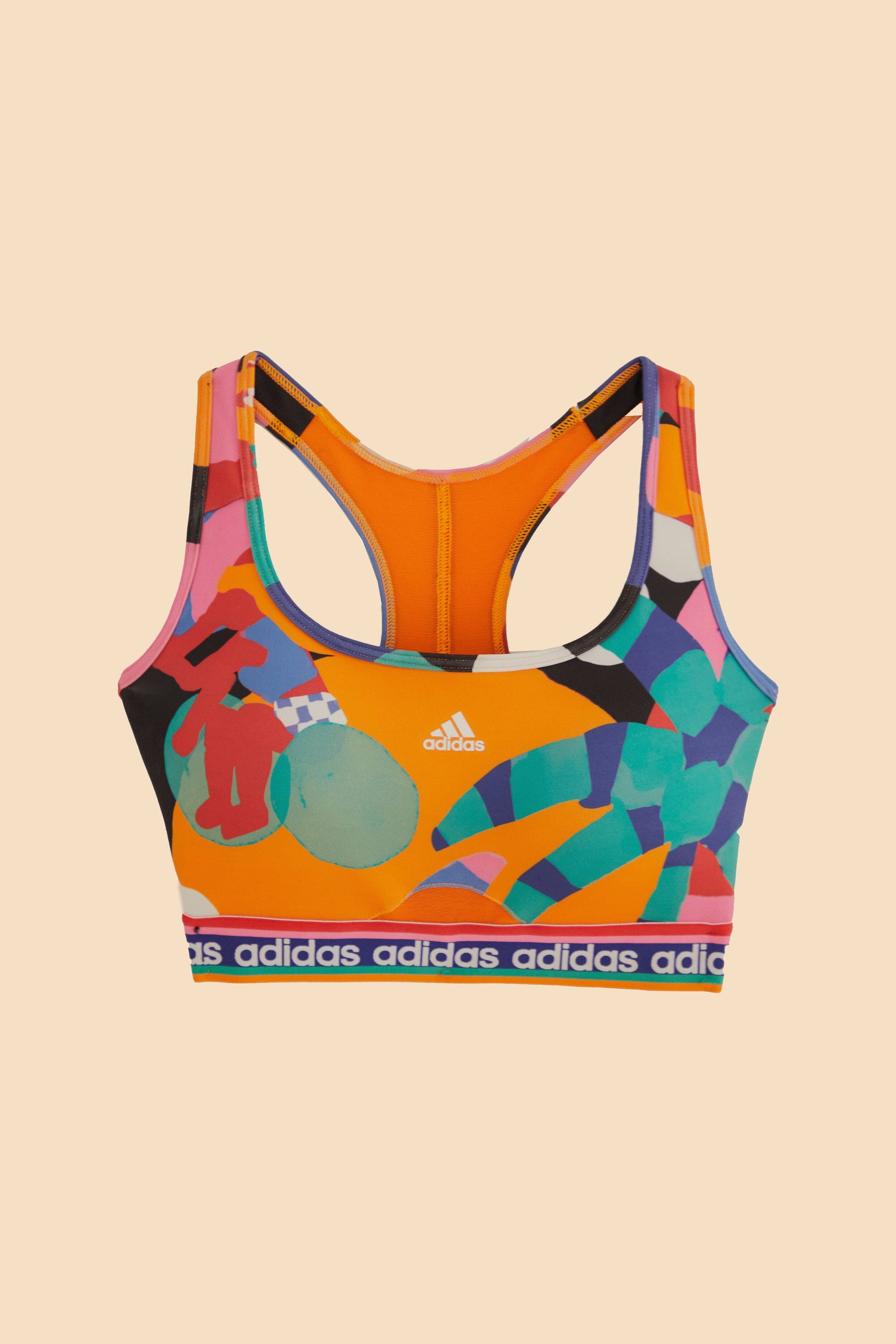 Farm Rio Farm Medium-Support Bra Bold Green / Better Scarlet
