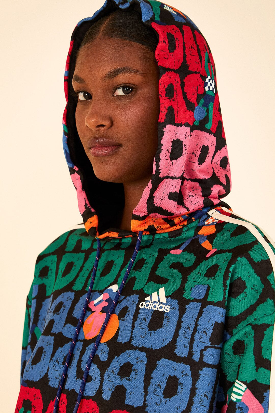 Farm Rio Adidas Farm Hoodie Black