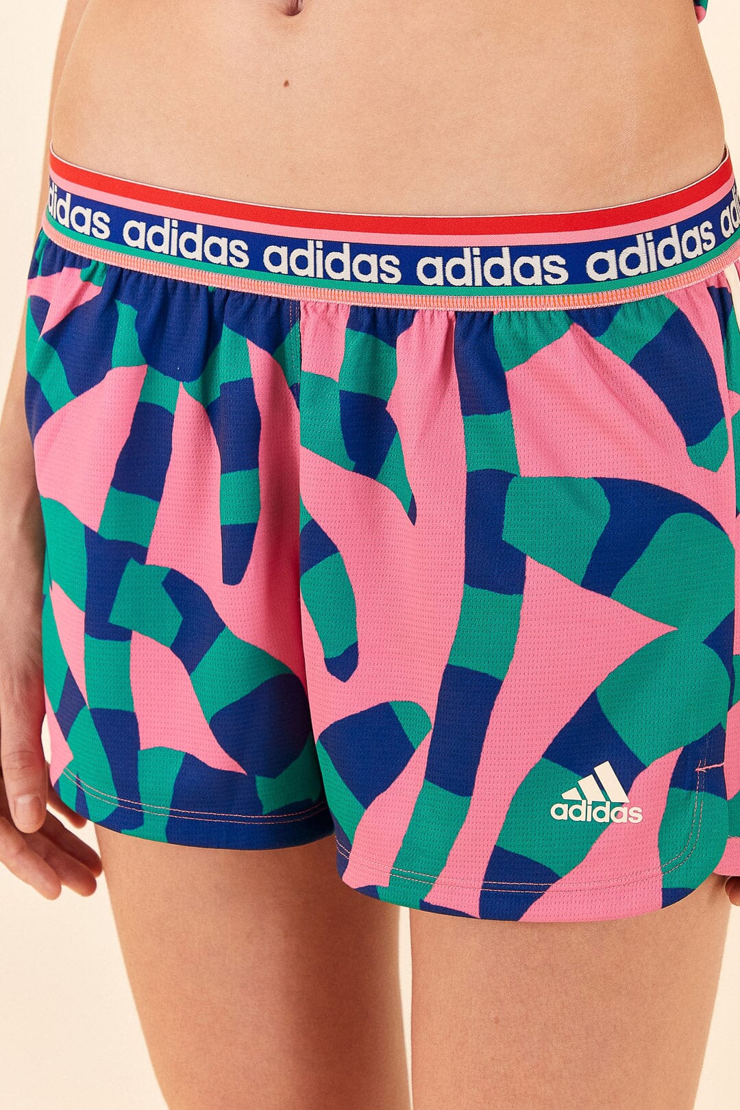 Farm Rio Adidas Farm Pacer Shorts Magenta