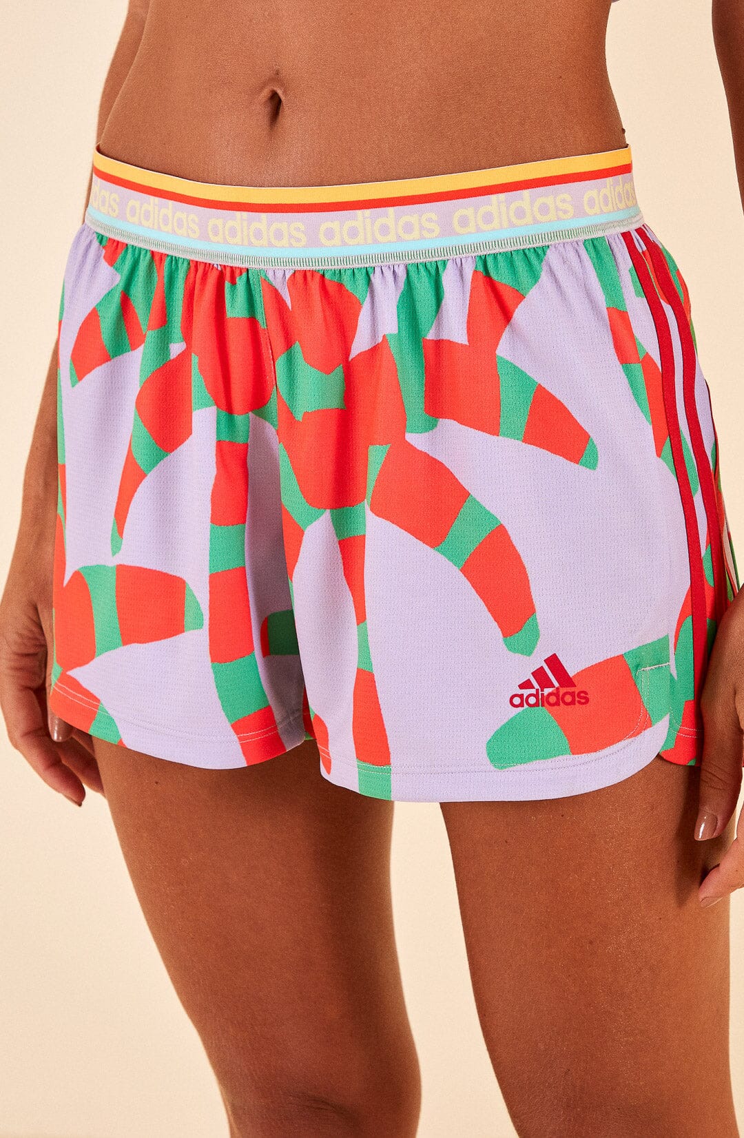 Farm Rio Adidas Farm Pacer Shorts Purple