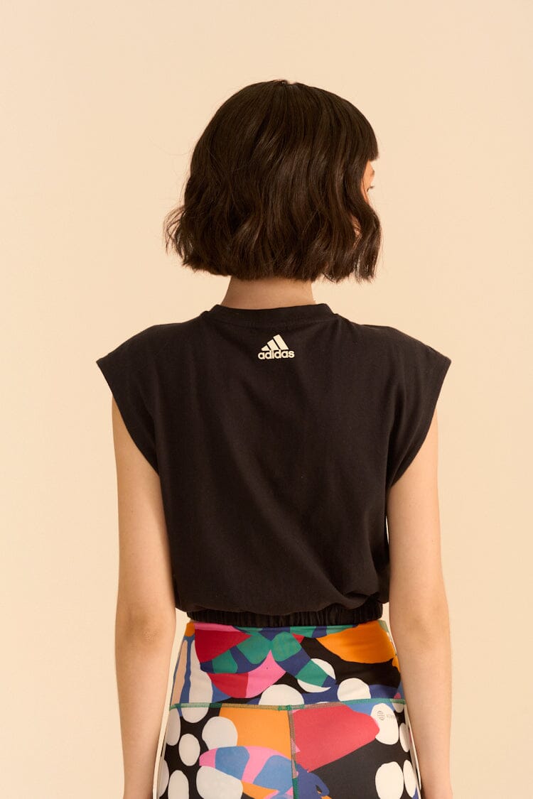 Farm Rio Adidas Farm Sleeveless Tee Black