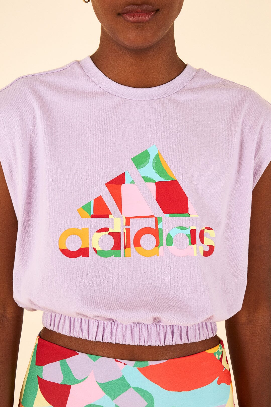 Farm Rio Adidas Farm Sleeveless Tee Purple