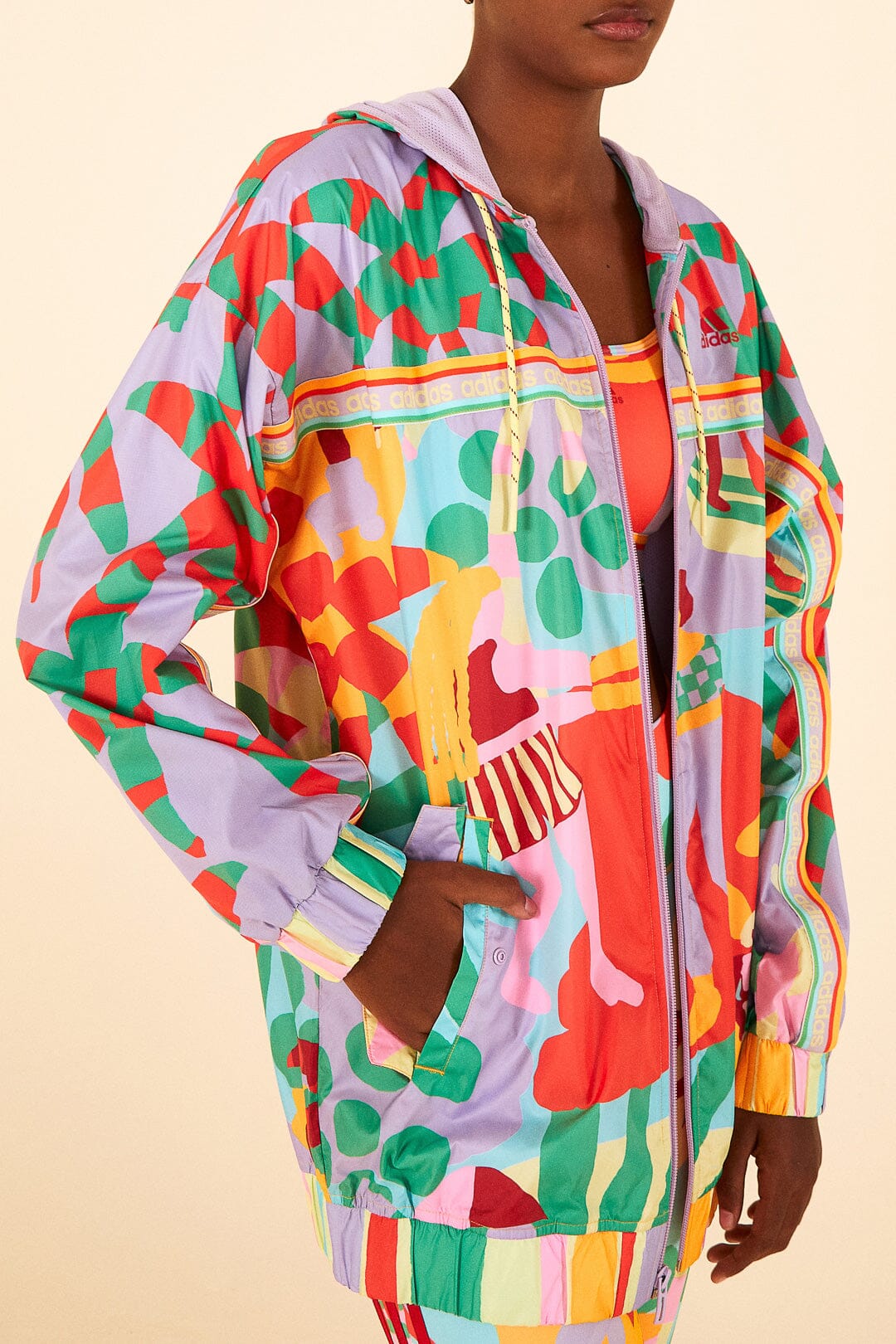 Farm Rio Adidas Farm Jacket Purple