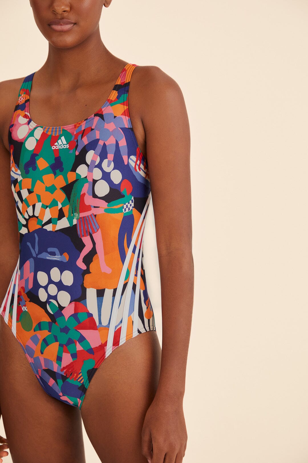 Farm Rio Adidas Farm Swimsuit Orange