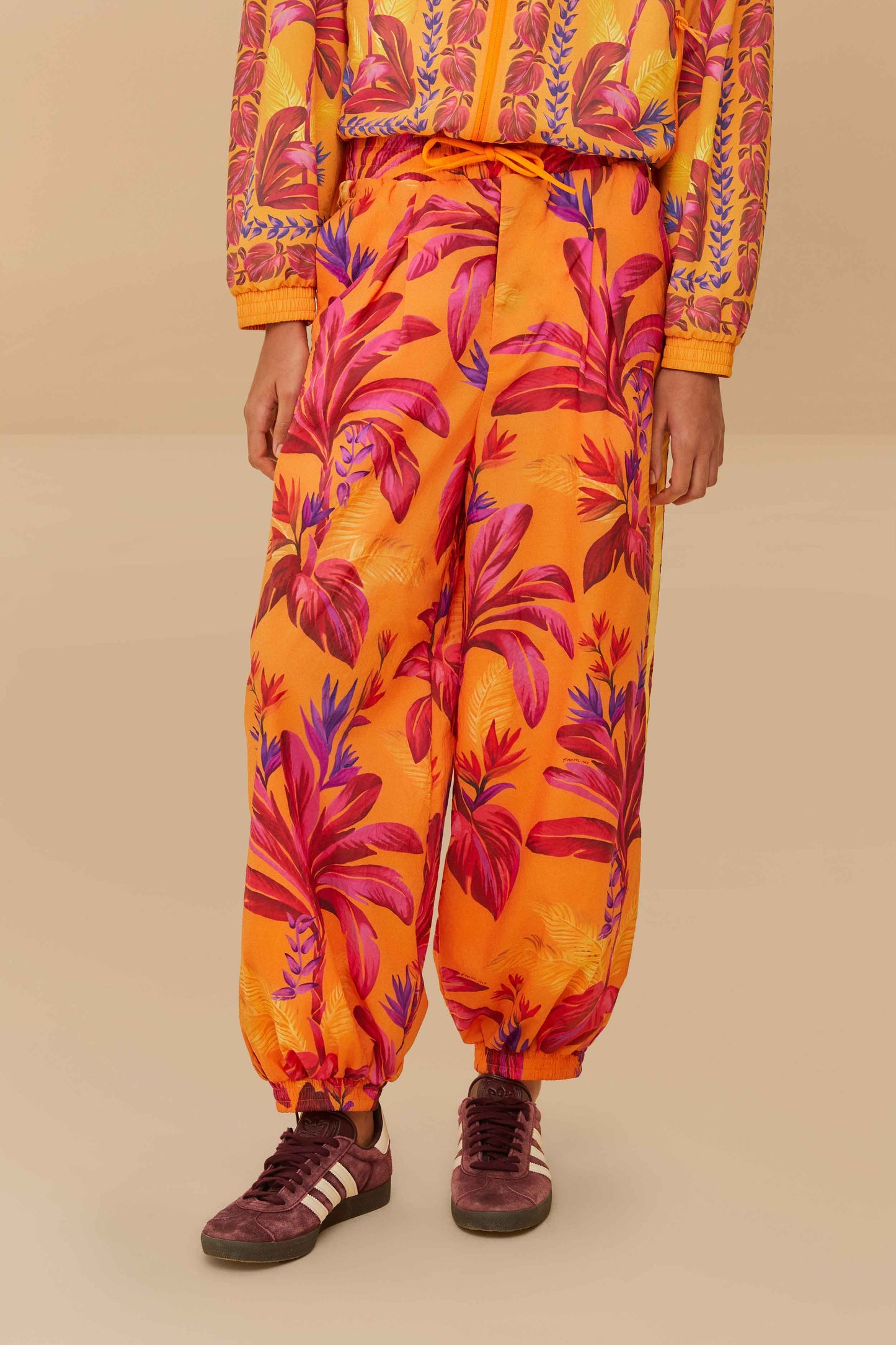  Adidas Tropical Breeze Bright Orange Pants