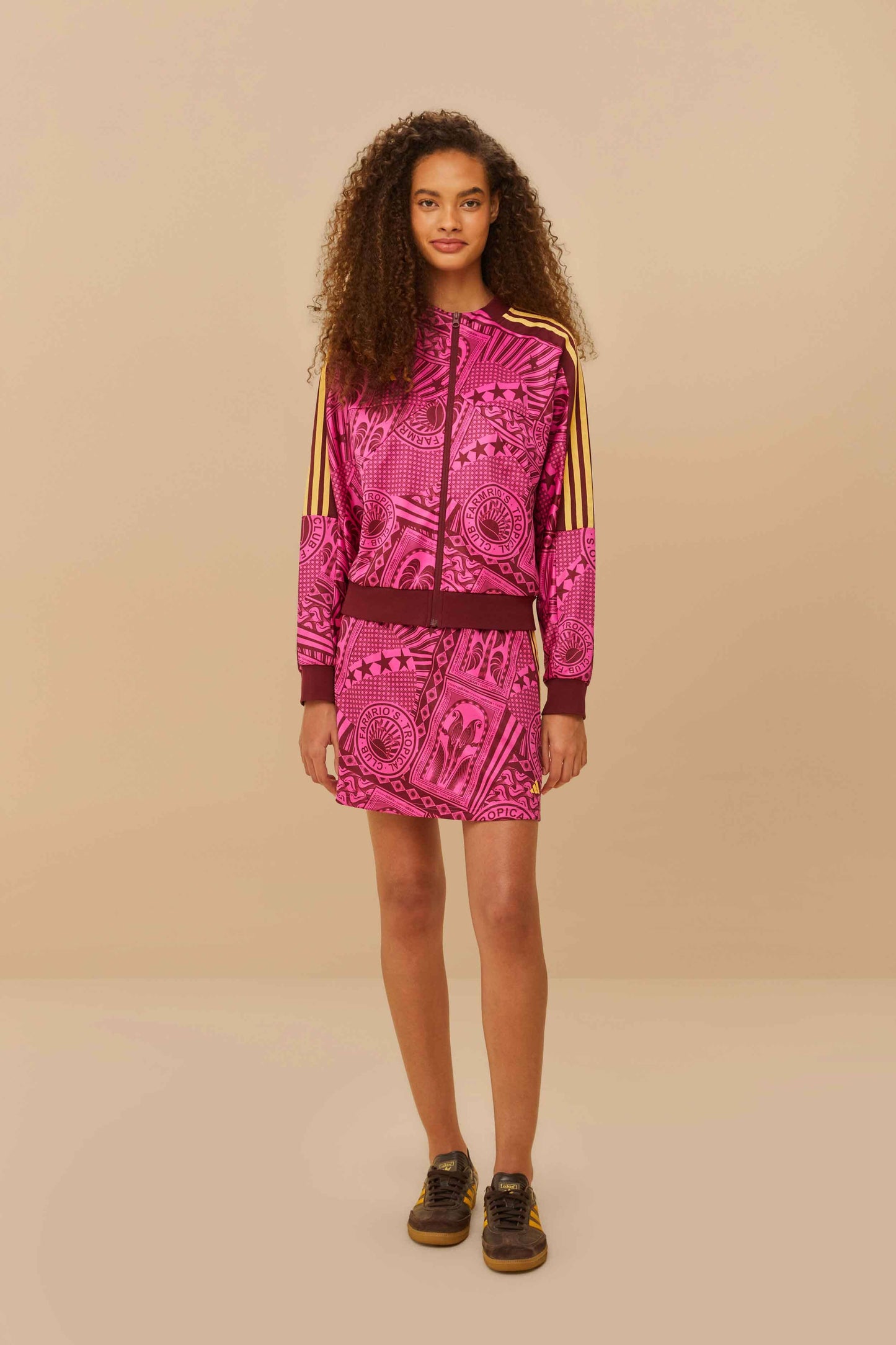  Adidas Tropical Club Pink Skirt