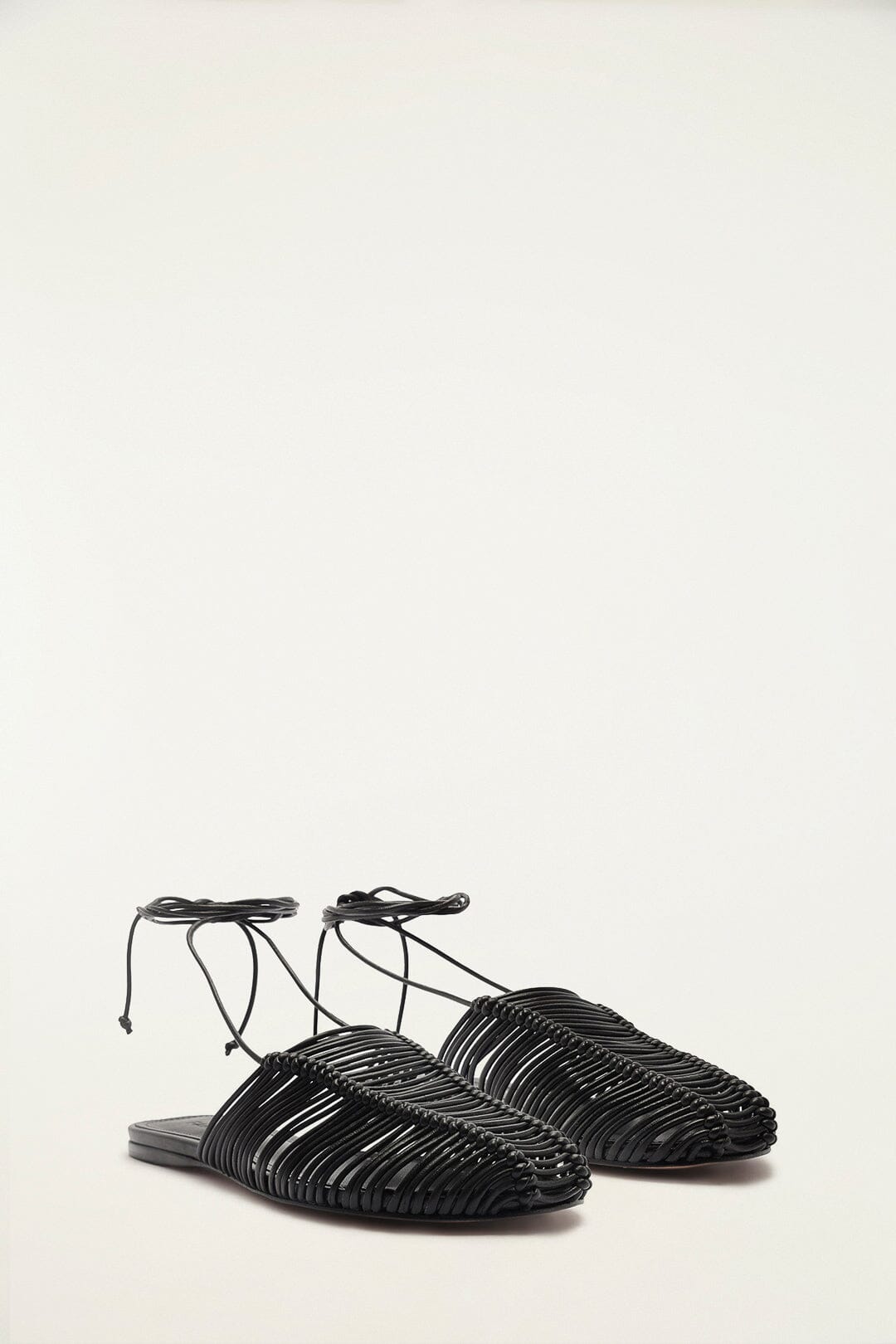 Farm Rio Black Macrame Mule