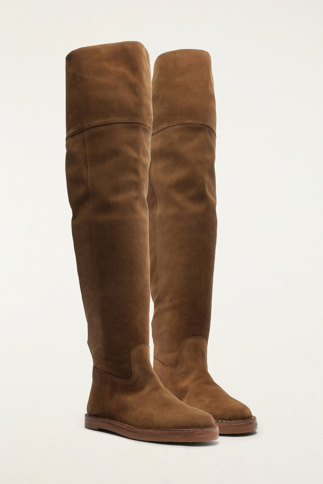 Farm Rio Brown Over The Knee Flat Boot